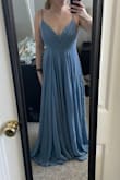 Loved this dress. However, was going to be used for a beach wedding over the summer and there is a lot of material on that skirt. Also, the top is a little big. Pulling the straps helps but was likely going to add a stitch to hold the top from gapping open. Ended up returning since my sister didn't love and she's the bride. - Brittany S.