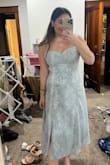 I sized up to a large and it fit way better! I usually am a size medium, but it was too tight on the breast area. If you don't have any boobs, I'm sure you could keep the same size! But if you got some boobs it will be a tight fit! - Jeremy P.