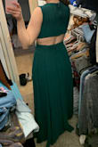 I ordered 5 dresses from Lulus before finding this one for my friend's wedding in April and it ended up being the perfect fit! It hugs all the right spots and fits true to size. I like that it feels full coverage but it still shows some skin (please excuse my mess of a closet) - Anya C.