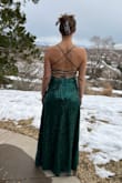 Dress fit well, perfect length. I did have to sew some pads in to fill the bust, but turned out nice! - Ali C.