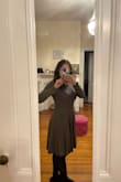 This dress is very flattering and comfortable. Fits true to size - Mileena A.