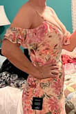 Very flirty! Fit was great, as several of LuLu's dresses (on me) does not enough coverage for the girls. I usually have to alter or pin the cleavage area so I'm not spilling over. - Cindy H.