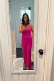 I wanted an outfit for my 40th birthday dinner party that would let me stand out, not scream "trying too hard to stay young", and also be comfortable. This is it. I am short so the fact that it's cropped just makes it full length on me, even in 3 inch heels so no hemming, woopwoop! Fabric quality is great, as have been most items I have ordered from Lulus. I also love that it has pockets! Very excited to wear this. - Cristina V.