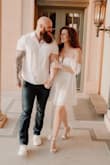 I absolutely loved the look of these shoes for my engagement shoot but they were by far the most uncomfortable shoes I've ever worn. The back of the heel wasn't contoured properly to wrap around like it should so it dug into the back of my heel and the toe strap was very tight and cut into my toes as well. If I had time I would have attempted to exchange for a larger size. - Veronica N.