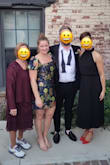 I wore this dress for my brother's Fall wedding. I got so many compliments! There isn't much stretch to the fabric so keep that in mind. It's very "structured". The fabric is thick and looks more expensive than it actually is. I have a wide ribcage so zipping it up was a little tough, but once it was up it wasn't too bad. I thought about sizing up but then it would've been big up top and around the hip area which I didn't want. Also, I didn't have to wear a bra. :) - Chelsea M.