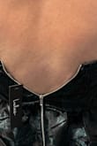 The waist is too small so the zipper doesn't go all the way up and the front is too loose. - Shakila L.