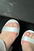 They look AMAZING! I have 35 size (EU), and these fit me perfectly. It was very comfortable to walk in them, but they were too tight. I could wear them about 2,5-3 hours only, and I was so happy to take them off because my feet were in pain - Daria V.