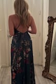 This dress is gorgeous! Fits true to size! Cannot wait to wear this to my best friend's wedding- best dress ever, I will totally wear this dress again to formal events in the future. - Heather S.