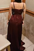 I really like the color. Good fabric, good sewing. But it's too big for me. I ordered 2 sets, size XS and XXS. I wore XXS perfectly, but this set is size XS, which is too big and long. I am very disappointed that this dress is not made in size XXS because it is so pretty. - Kanyakorn O.