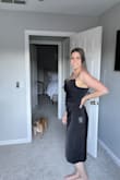 Do yourself a favor and BUY IT! The material feels so luxe and expensive, and it is so flattering in all the best ways. I immediately felt confident when I put it on, and it didn't accentuate all my "problem" areas. - Mikayla