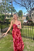 I bought this dress for a wedding in Hawaii, I was SO in love with it but the strap snapped on my very first wear and I had to change dresses mid-wedding! It fit me perfectly, not too tight. Really sad that I cannot return or exchange at this point because otherwise, I would give a perfect review. - Morgan F.