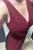 I will wear this a lot. It's long so I will wear heels. It looks great on - Karyn H.
