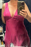 It has stretch to it. I needed to size down. - Karyn H.