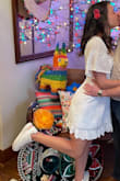 I recently wore this dress for my fiesta-themed couples shower. So cute and comfy! Will also be a great summer or vacation dress. I wear an XS in a lot of lulus clothes but needed small in this. - Emily D.
