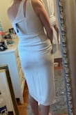 I've been looking for a good quality white dress for my rehearsal dinner and this dress is it! I love how it fits and is not see-through like most white dresses out there. The neckline is flattering and is a great length. - Sara R.