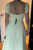 So I love the baby yellow color on my deep olive skin tone, however, because I'm small on top, short torso and wide hips I found that the top was too big and the bottom was flowy and forgiving the way I like my a-line dresses in summer. So I just ordered the xs to see if I can get a better fit on top. In my opinion, there's no way to wear this dress other than with a strapless bra so fit on top has to be good otherwise you'll be exposed or pulling to keep it up. Love the dress but depends on your body type and whether you can pull it off. The picture is me in the size small. - Marline K.
