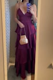 Loved this dress! I wore it to a formal wedding and it was the perfect mix of classy and fun. The color is also so stunning. Once the dress is steamed, it is perfection! Also, it was the perfect length for me with small heels on- tall girl approved. My only complaint was when I was trying it on the strap broke, but nothing I couldn't sew back together myself. - Lea T.