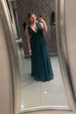 I am obsessed with this dress. Quick delivery, amazing quality and it ended up looking beautiful. The waist was a tiny bit tight, I am generally medium/large and the large JUST fit. Follow the size guide and you should be fine!! :) - Naomi D.
