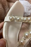 Cute shoes! Perfect for weddings because they're comfortable but pretty. Unfortunately, the beading on mine was not wired correctly and I'm afraid the pearls may break but didn't notice it until I tried them on for my dress fitting and it was too late to do a return. Super cute though just make sure you check for that. - Brianna P.