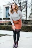 Used it for a photo shoot and for a casual day to go out I love it so much! It matched perfectly with the striped top in this photo. - Nina F.