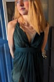 This dress is absolutely beautiful. Fit's perfect! Feel like a Greek Goddess in green. Can't wait to wear this to Prom. - Nicol S.