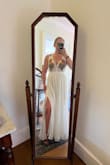 I loved this beautiful dress. I wore it to high tea in Barbados so I felt it was the perfect look for the occasion. I got lots of compliments. The dress is very long for my 5'3" frame and I had to hold the front up so I wouldn't trip even with wedges on! - Melissa J.
