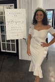 The material was great, I felt so beautiful and received many compliments! - Alayna J.