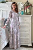 Absolutely love this dress! I'm 5'10 and long sleeves are often a challenge with my long arms. The length of the dress, the sleeves, the bust.. all perfect in size Medium. Would love this exact dress in other colors. My new favorite dress! I added a lace tank to keep it modest for church. - Kathryn D.