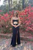 This dress was definitely a perfect fit dress. Did not have to worry about the dress shifting or moving on top. (Bust) - Christine W.