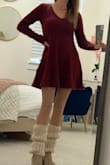 The fabric is soft. The waist was big. It is not too short. - Lucia