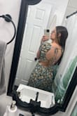 I knew when I first saw this I had to have it, literally obsessed. Makes my girls look good and the open back OMG the whole dress is STUNNING. - Mary B.