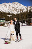 Wore this jumpsuit for my ski elopement. It was so comfortable, not see through at all. I got so many compliments!! - Stephanie S.