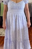 I love this dreamy blue puffy sleeve dress. It fits comfortably on me and it's absolutely darling. The reviews made my decision to purchase this dress. I love the style and puff sleeves. Perfect Easter dress. The fabric is soft and I love the fact that it has a lining inside. Thank you, LULUS! - Ernestine D.