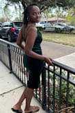 I absolutely loved this dress. I am obsessed. The fit is perfect. I was able to dance and move without feeling restricted. - Andrea W.
