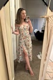 I wasn't so sure at first. The buttons down the front need some extra attention! But the more I play around with it, I love it even more. It feels flowy when you walk, it can be cute and/or sexy. (Be careful lifting your arms, the arm pieces are attached only by a couple of small stitches). - Morgan S.