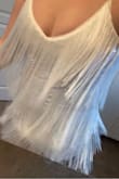 It's very fun, well made and has some weight to it. It's not cheap looking. I would say it's shorter than expected so I'll be buying some white spandex underneath. We're doing a "last hoe down" for my bachelorette and this dress is perfect! - Amelia M.