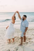 This dress was absolutely perfect for my surprise beach engagement. The straps are adjustable and it moved very nicely in the breeze. It would be perfect for a bridal shower or engagement party/pictures! 10/10 recommend! - Amanda R.