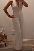 I can't wait to wear this to my wedding reception. It's cute, comfortable, and requires absolutely no altering. The length is fine if you are on the taller side, like me. I may add a little bridal bedazzled applique to the front, but that's it. - Rebecca R.