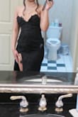 This dress is sooooo cute on! Wore it to a birthday/formal event party and I got so many compliments! It really hugs the body and shows off your curves! - Cierra M.