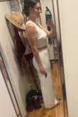 I LOVED this outfit so much!! I wore it for my bridal shower and it was perfect. Super comfortable! The only thing is that it is definitely for tall ladies which I happen to love. - Ally J.