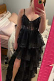 I bought this dress, along with 3 others, for prom and I fell in love with this one!! It fits so perfectly and the detail is amazing! I wasn't expecting it to be such good quality but I am so impressed! This dress is absolutely gorgeous. I ordered an xs, and it fits me so well. Couldn't be happier with this purchase! - Aubrey G.