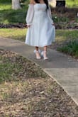 I absolutely loved these heels! they did take a little getting used to but overall they were very sturdy and the bow was adorable! - Mariana B.