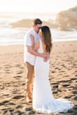Beautiful dress. Fit like a glove on my body. However, the straps were too big, and the dress was very long. I got this for my beach engagement photoshoot, and it came in the day before so I could not make any alterations. Besides the straps falling down and holding the dress to walk, it was perfect for the beach and photographed beautifully! - Danielle G.