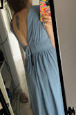 The dress is amazing!! Great fabric [and] nice color! The shape fits me perfectly. I'm small and have a small bust, so I'll have to do some alterations (I knew I'd have to do it anyway). PS: I am French, sorry for my English :D - Marion D.