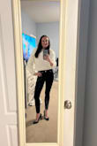 Cute sweater that I have worn now on several occasions. I ordered a small and a medium and the small fit perfectly! - Katie M.