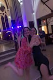 I wore this to my cousin's wedding this past weekend, 10/10 recommend. I ate a LARGE dinner and a few drinks, and the dress did a great job of concealing the bloat. Strapless dresses are also a hot take on the dance floor, but I was able to dance all night without anything coming out. I didn't have to pull it up too much, although it did ride up quite a bit on the bottom which was fine. - Andrea B.