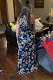 Dress fits perfectly, very flattering!! A little long. - Melanie G.