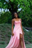I typically wear a S/XS, so I ordered both. The XS fit beautifully, and I was able to adjust the straps as needed. This dress is STUNNING. - Julia V.