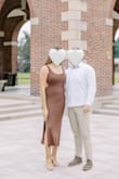 Bought this dress to have just for fall! Ended up wearing it for our family photos! It was perfect and looked stunning in the pictures! Plus I'm super tall and it fits me perfectly, bought size L. - Lindsay H.