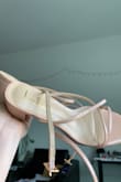 Arrived with some defects (bumps on the heels, scraped where the heel joins the shoe). Materials feel cheap. Considering returning, but might just keep them because I only really need them for one event. - Emma C.
